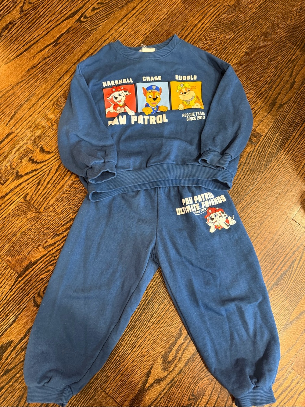 Zara Blue Paw Patrol Jogger Set 5T